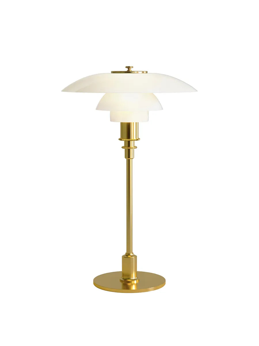 PH 2/1 Bordlampe, Messing Metalliseret – Louis Poulsen