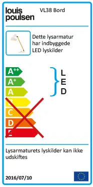 VL38 bordlampe fra Louis Poulsen