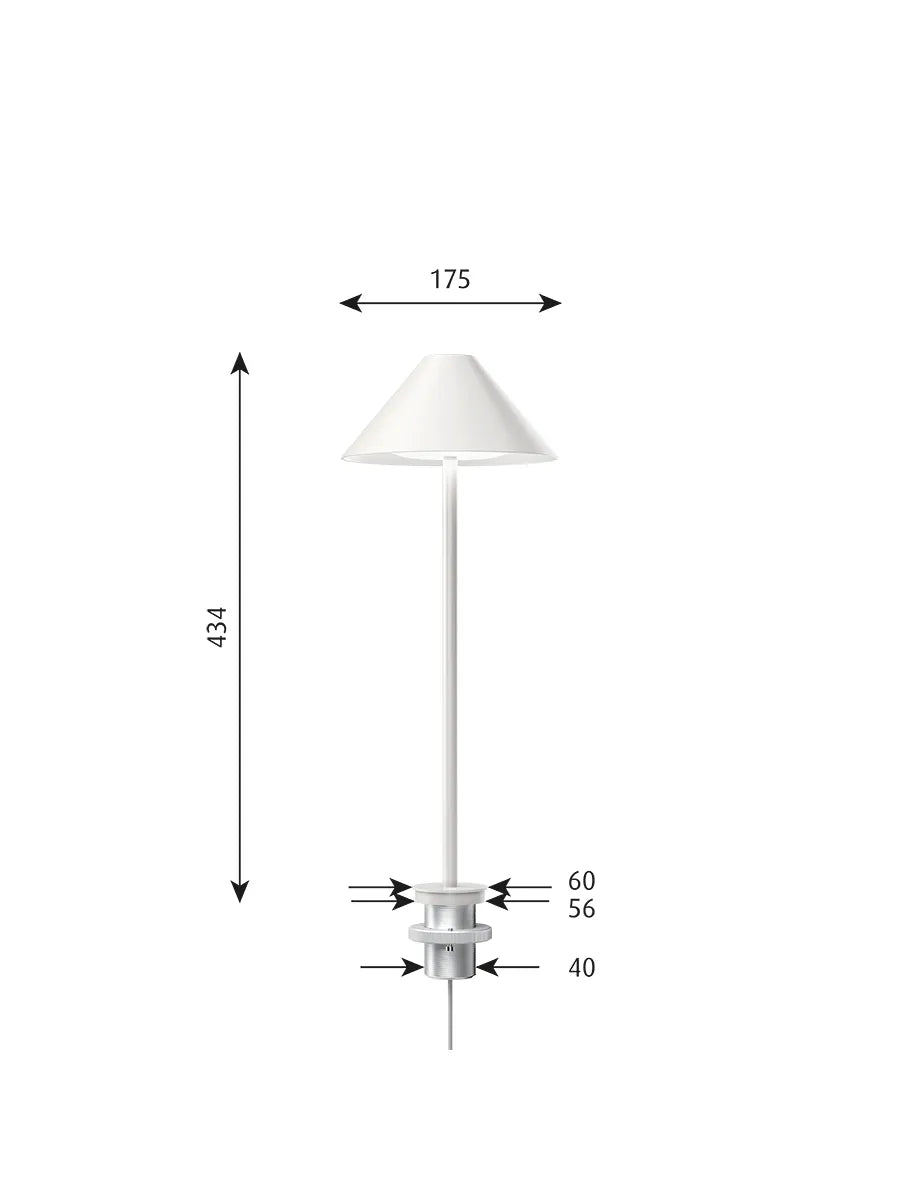 Keglen Bordlampe fra Louis Poulsen
