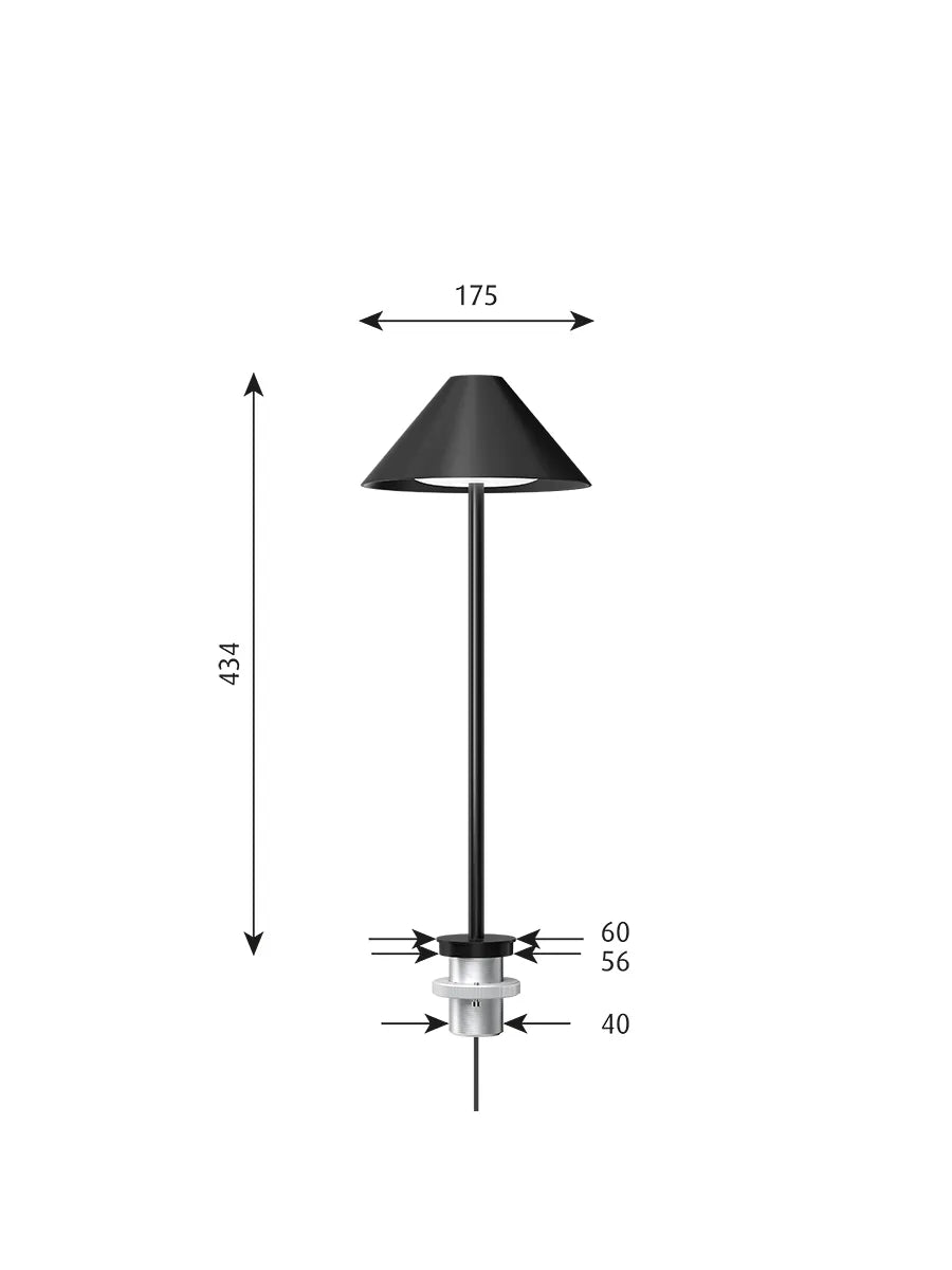 Keglen Bordlampe fra Louis Poulsen