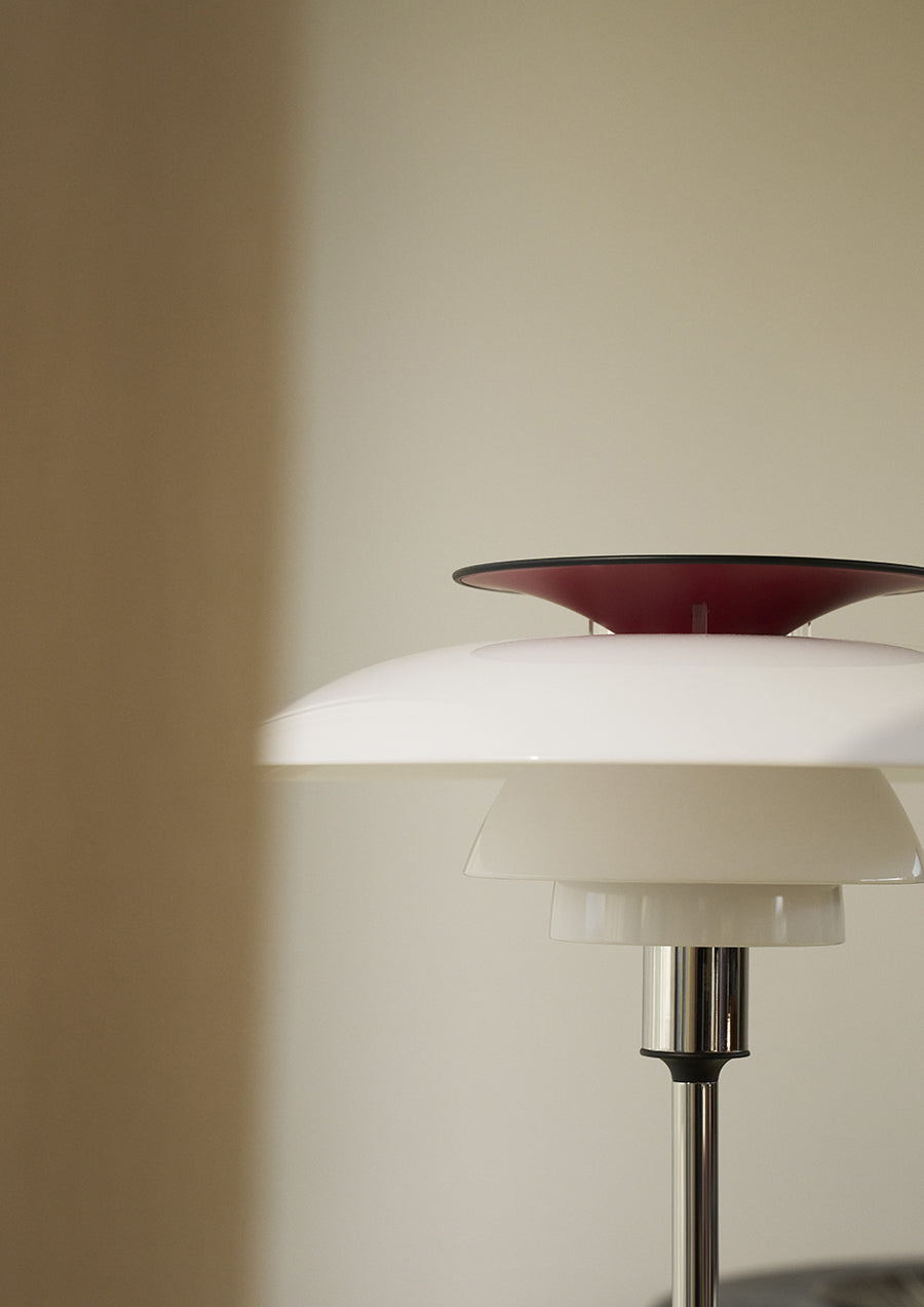 PH 80 Bordlampe, krom fra Louis Poulsen