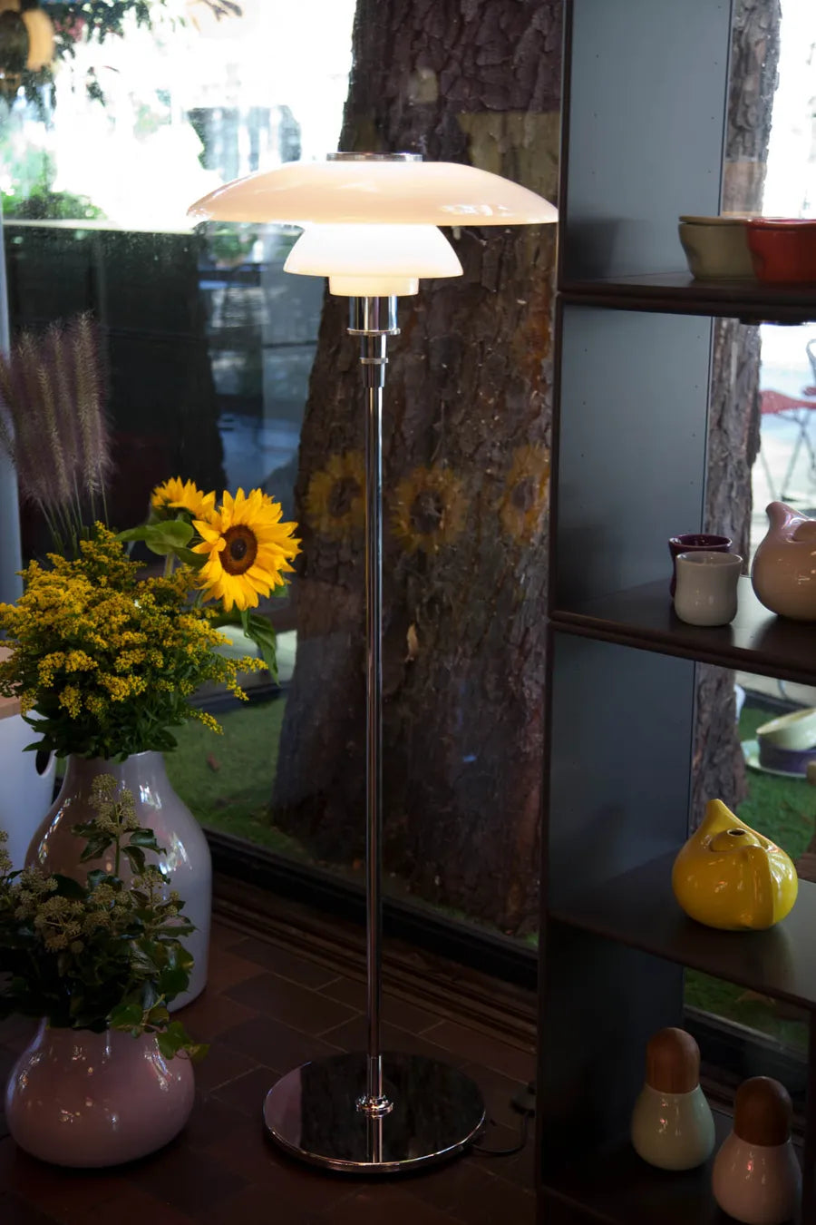 PH 4½-3½ Glas Gulvlampe fra Louis Poulsen