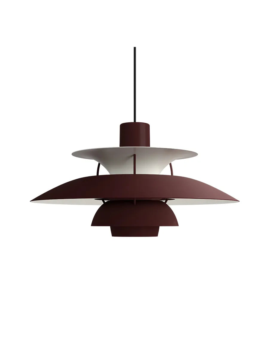 Louis Poulsen PH 5 Pendel Monochrome Burgundy – Udstillingsmodel