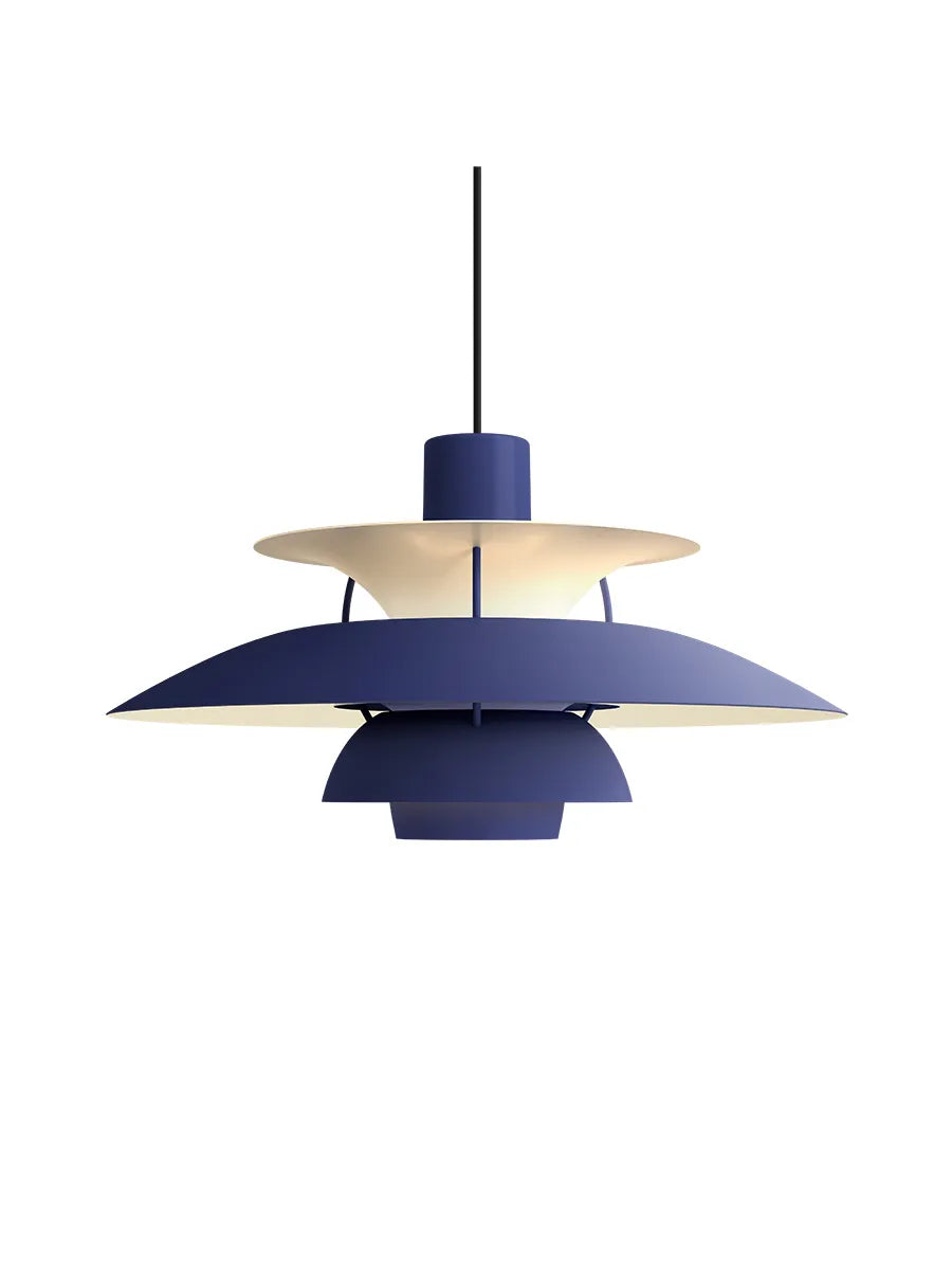 Louis Poulsen PH 5 Pendel Monochrome Dusty Indigo – Udstillingsmodel
