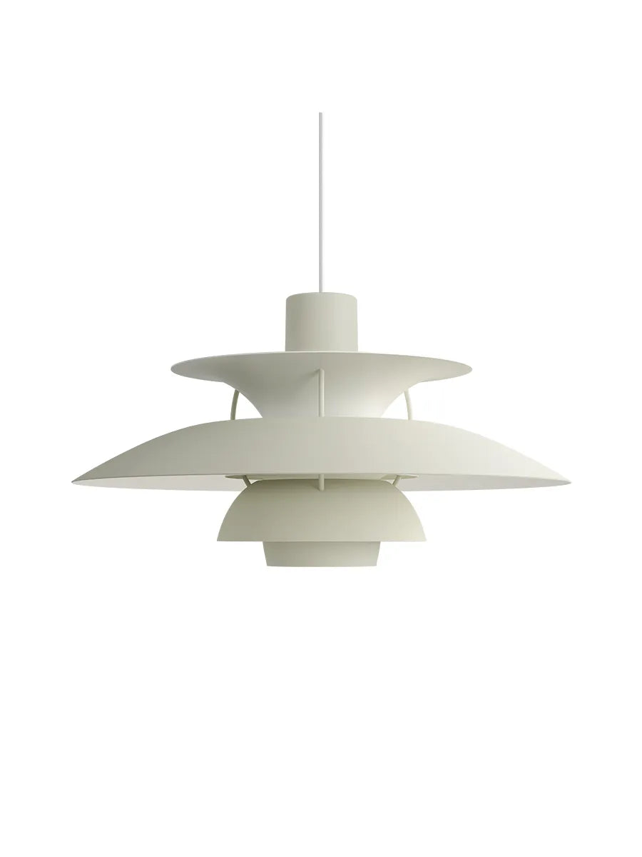 Louis Poulsen PH 5 Pendel Monochrome Pale Pewter – Udstillingsmodel