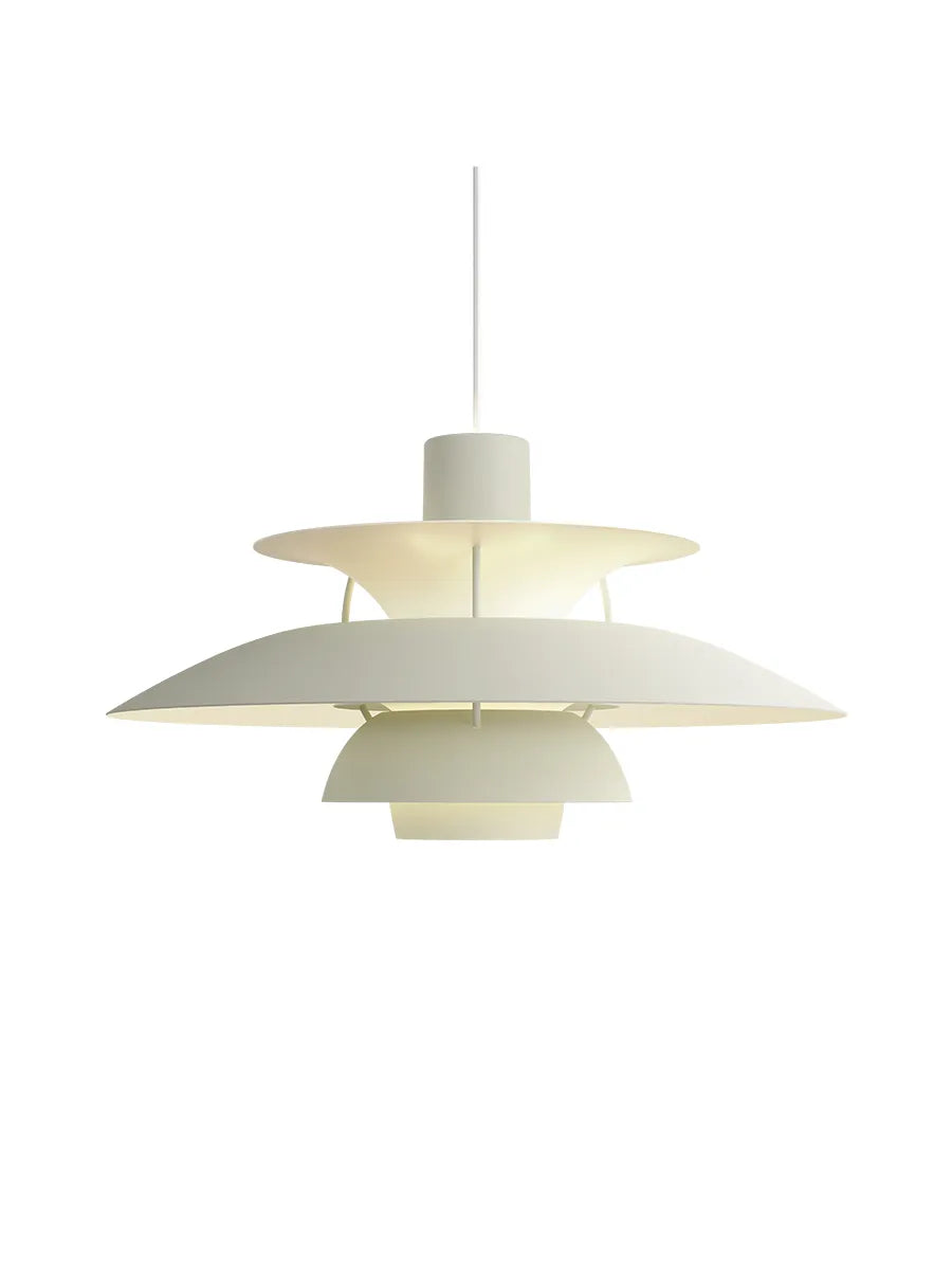 Louis Poulsen PH 5 Pendel Monochrome Pale Pewter – Udstillingsmodel