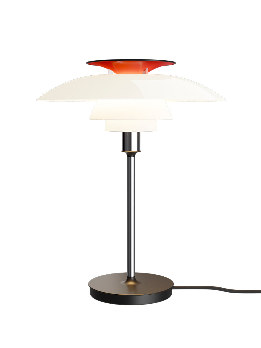 PH 80 Bordlampe, krom fra Louis Poulsen