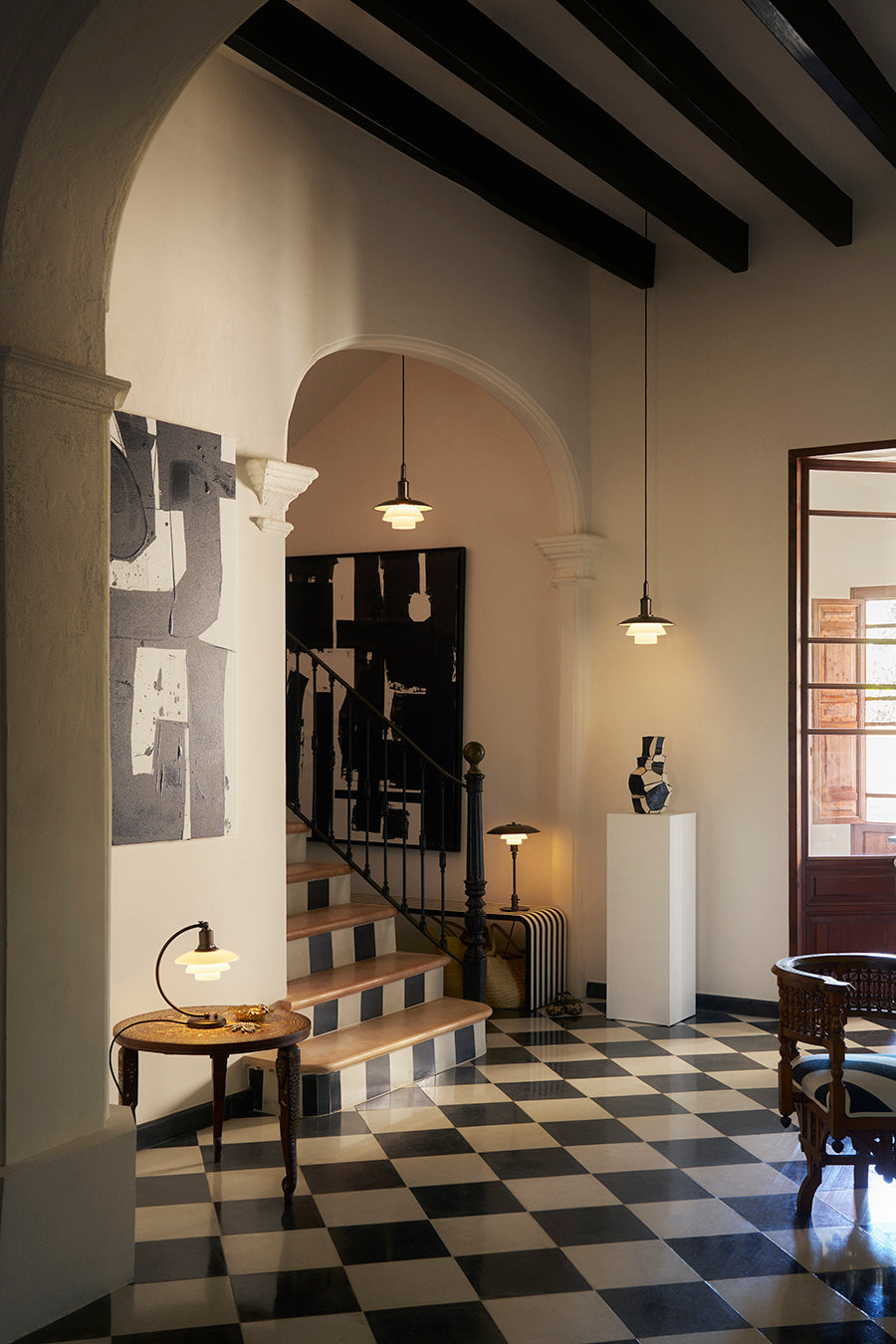 PH 2/2 Luna Bordlampe, Aged Brass – Louis Poulsen