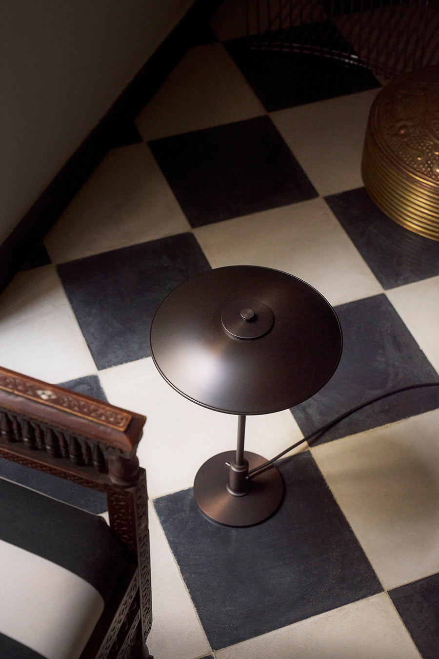 PH 3/2 Bordlampe, Aged Brass fra Louis Poulsen
