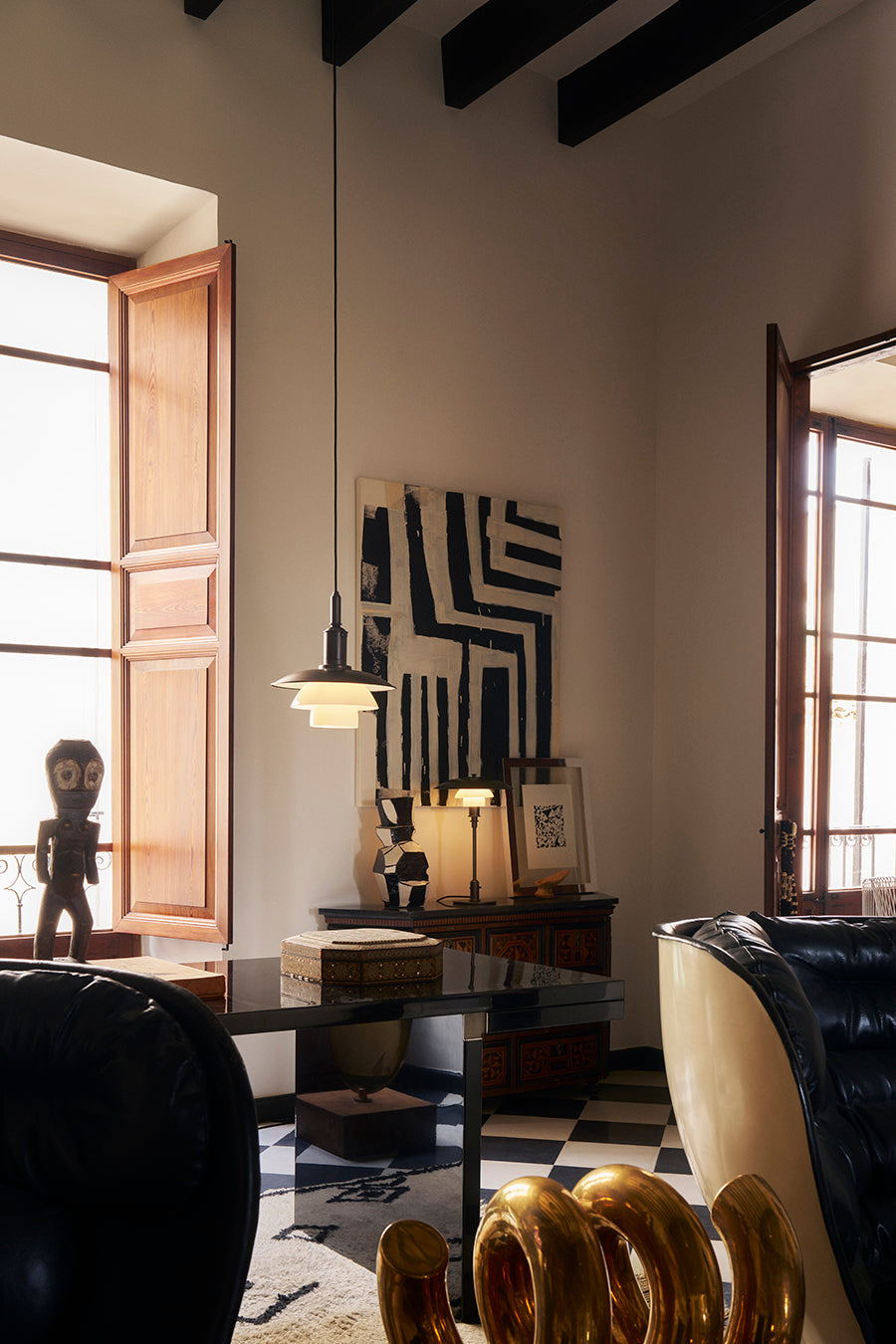Louis Poulsen PH 3/3 Pendel, Aged Brass – Dansk Design Udstillingsmodel