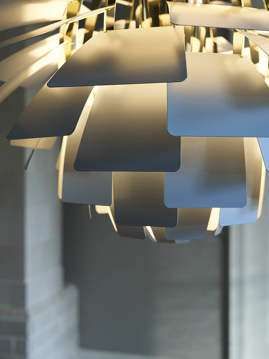 Louis Poulsen PH Artichoke Dusty Blue/Brass – Udstillingsmodel