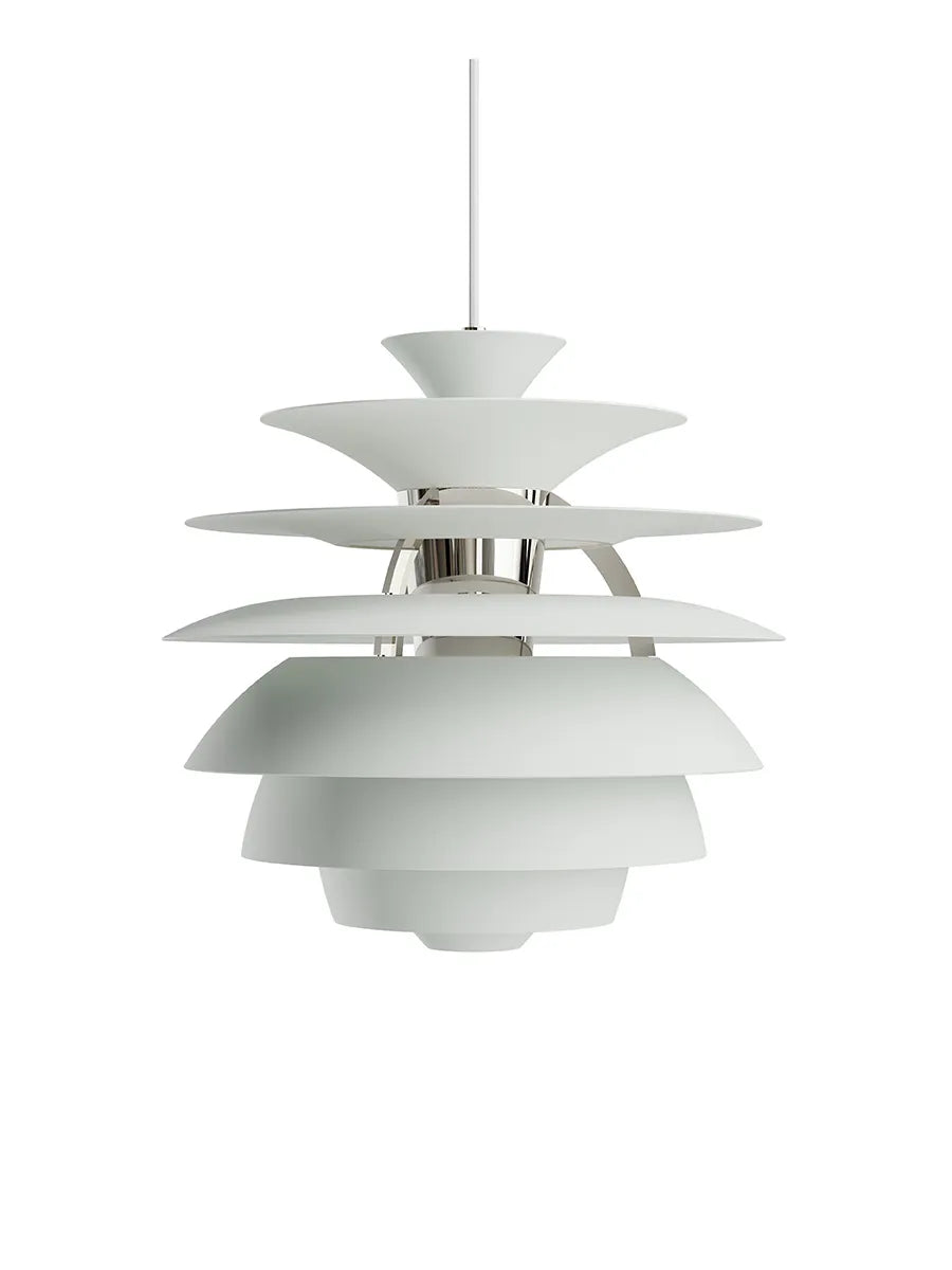 PH Snowball, dusty green/chrome af Poul Henningsen
