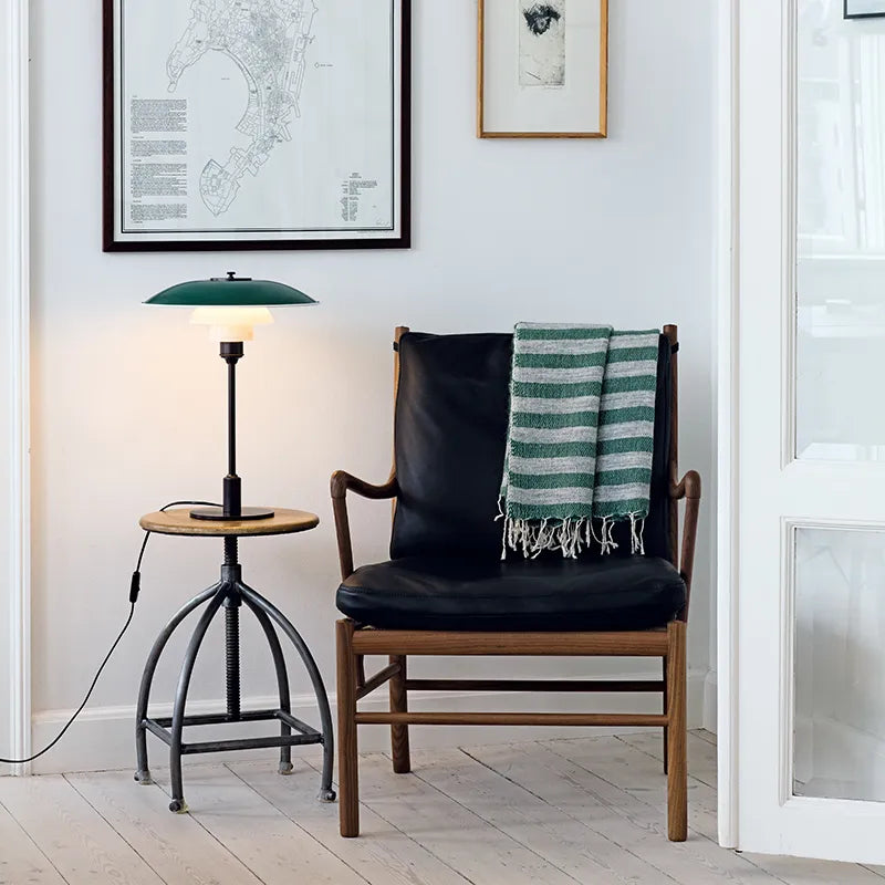 PH 3½-2½ Bordlampe, grøn af Poul Henningsen