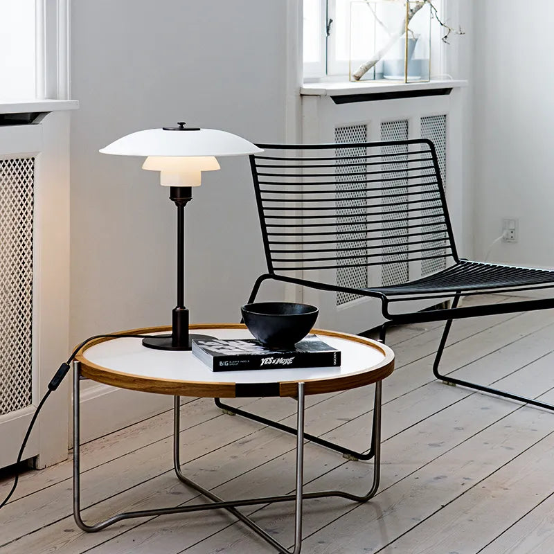 PH 3½-2½ bordlampe, hvid af Poul Henningsen