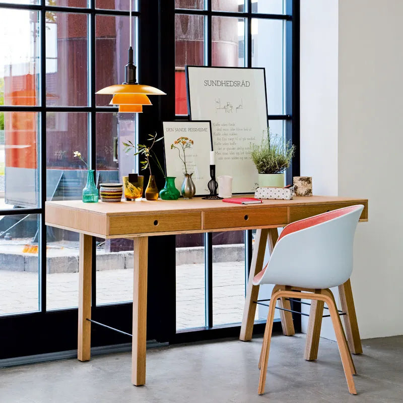 Louis Poulsen PH 3½-3 Pendel, Gul – Dansk Design Udstillingsmodel