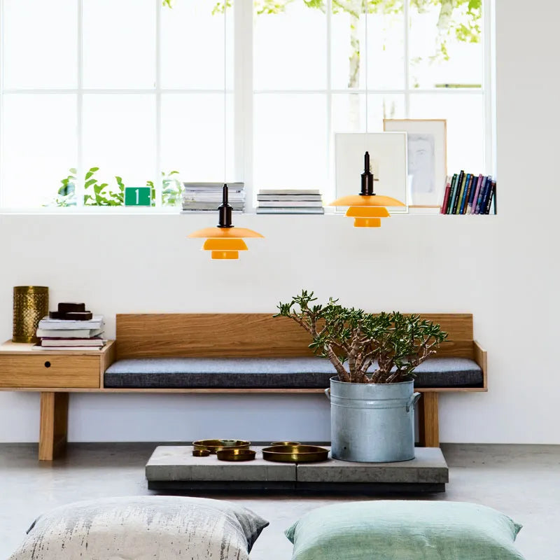 Louis Poulsen PH 3½-3 Pendel, Gul – Dansk Design Udstillingsmodel