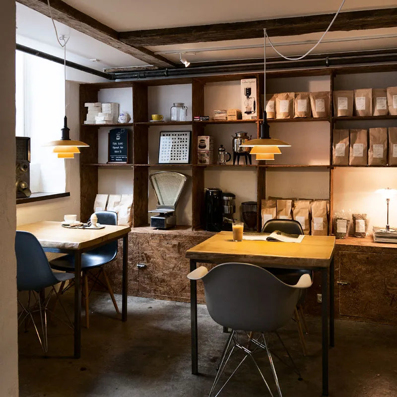 Louis Poulsen PH 3½-3 Pendel, Gul – Dansk Design Udstillingsmodel