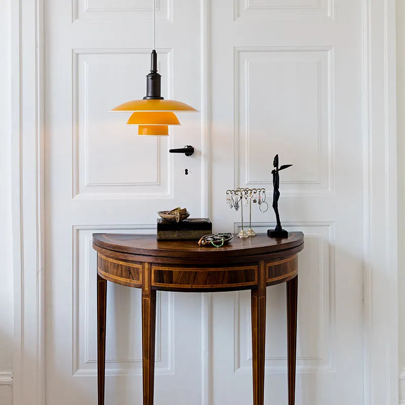 Louis Poulsen PH 3½-3 Pendel, Gul – Dansk Design Udstillingsmodel