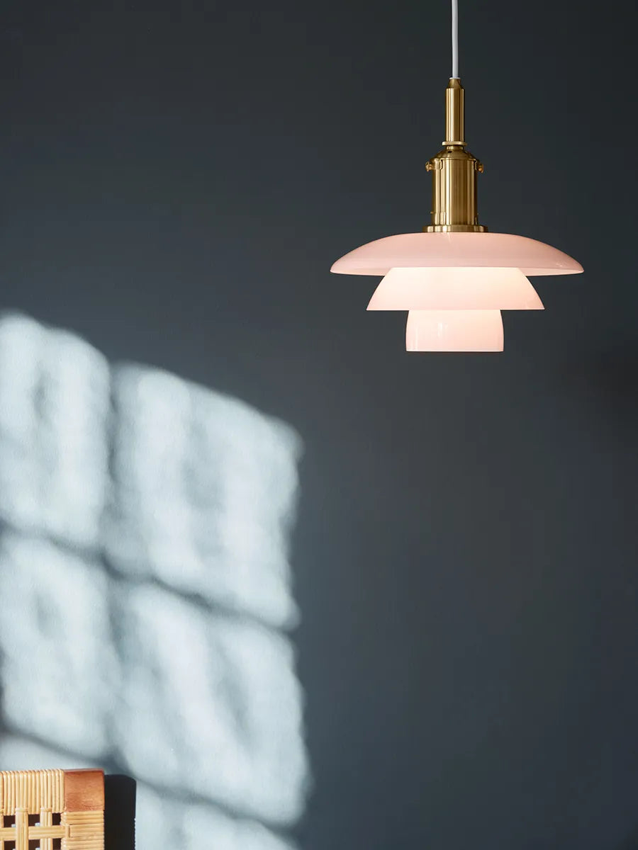 Louis Poulsen PH 3/3 Pale Rose Pendel – Dansk Design Udstillingsmodel