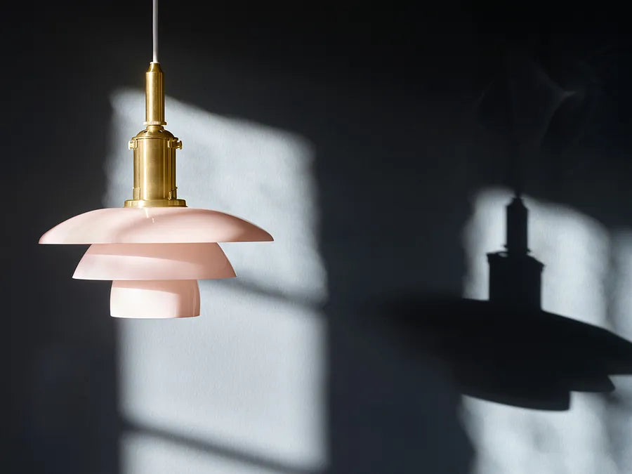 Louis Poulsen PH 3/3 Pale Rose Pendel – Dansk Design Udstillingsmodel