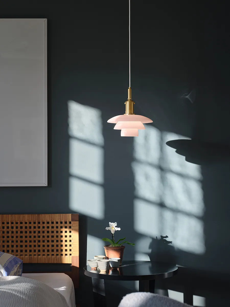 Louis Poulsen PH 3/3 Pale Rose Pendel – Dansk Design Udstillingsmodel
