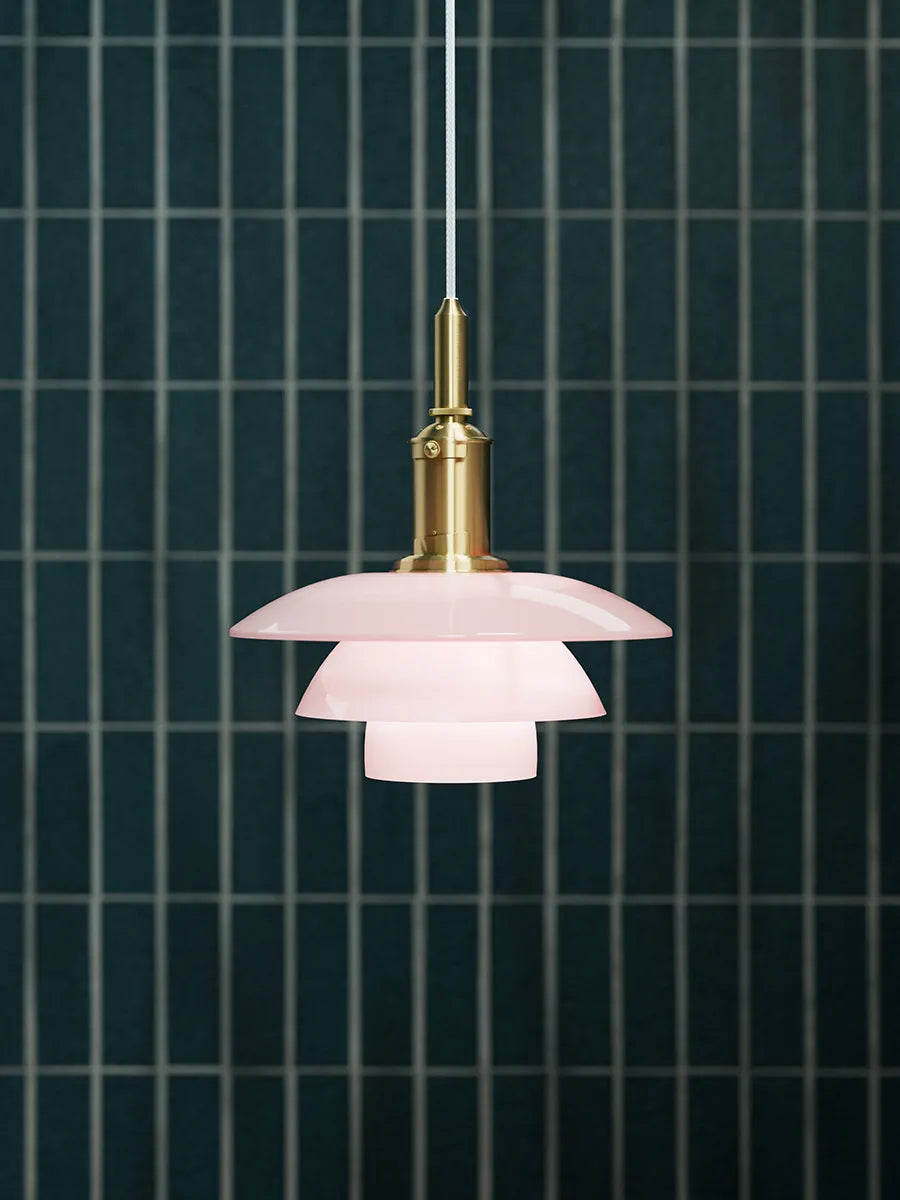 Louis Poulsen PH 3/3 Pale Rose Pendel – Dansk Design Udstillingsmodel