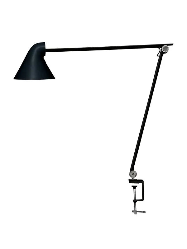 NJP Bordlampe i Aluminium – Udstillingsmodel fra Louis Poulsen