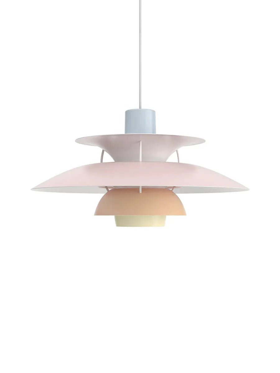 Louis Poulsen PH 5 Pendel Pastel Blue Rose Peach – Udstillingsmodel