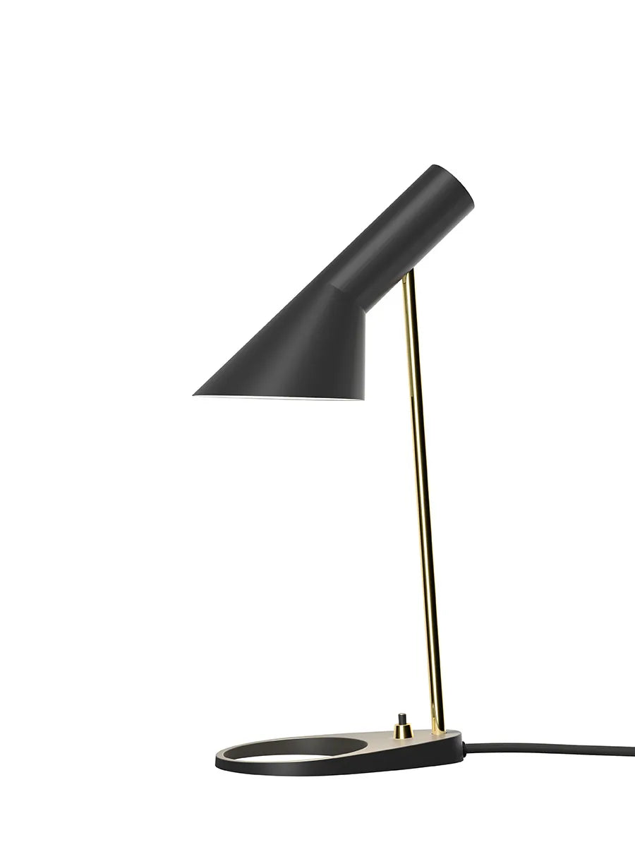 Louis Poulsen AJ Mini Bordlampe Sort/Messing – Udstillingsmodel
