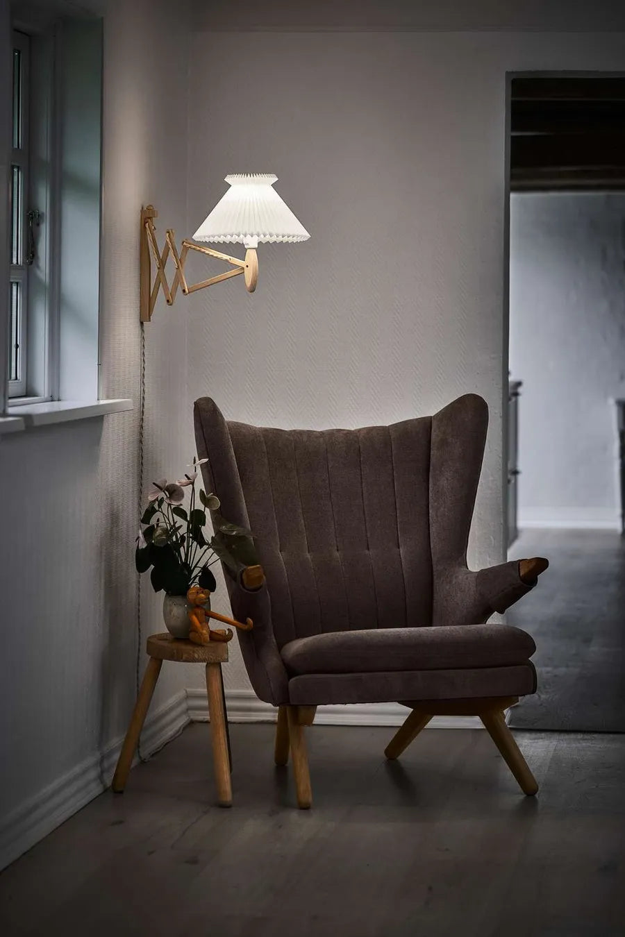Le Klint 224-6 Sax Væglampe Jubilæumsudgave – Light Oak Udstillingsmodel