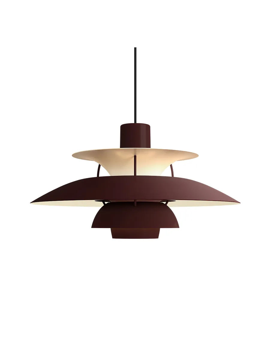Louis Poulsen PH 5 Pendel Monochrome Burgundy – Udstillingsmodel