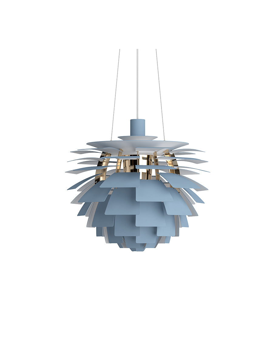 Louis Poulsen PH Artichoke Dusty Blue/Brass – Udstillingsmodel