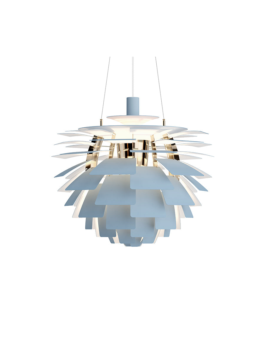 Louis Poulsen PH Artichoke Dusty Blue/Brass – Udstillingsmodel