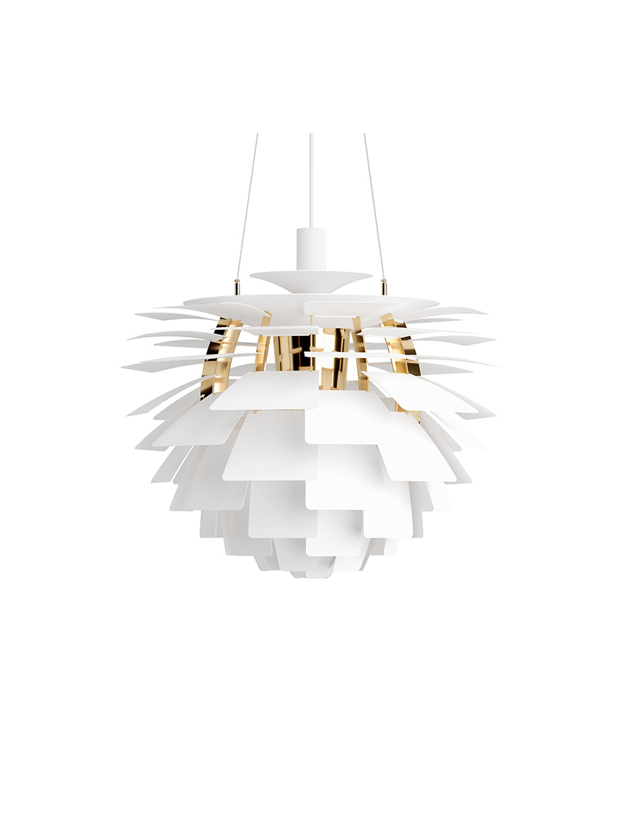 Louis Poulsen PH Artichoke Soft White / Brass – Udstillingsmodel