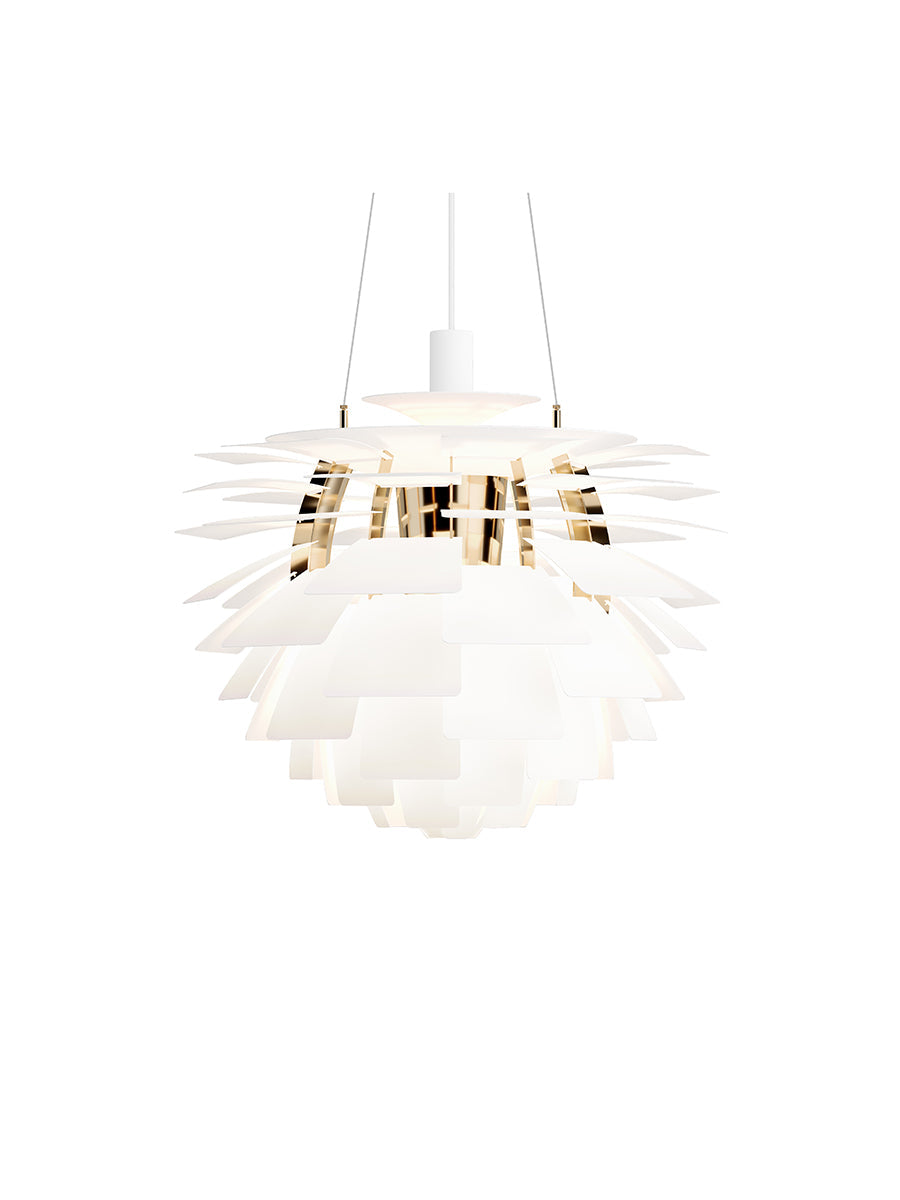 Louis Poulsen PH Artichoke Soft White / Brass – Udstillingsmodel