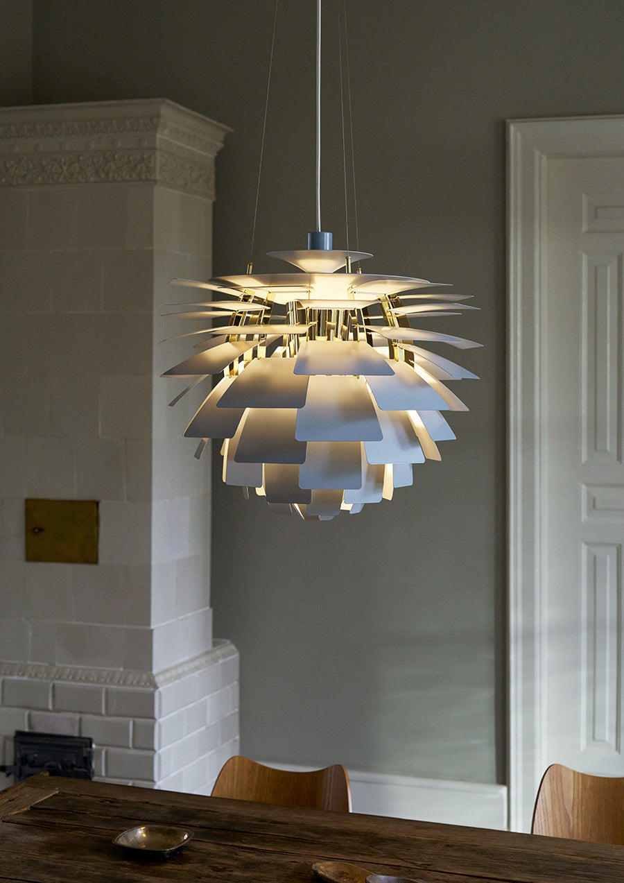 Louis Poulsen PH Artichoke Dusty Blue/Brass – Udstillingsmodel