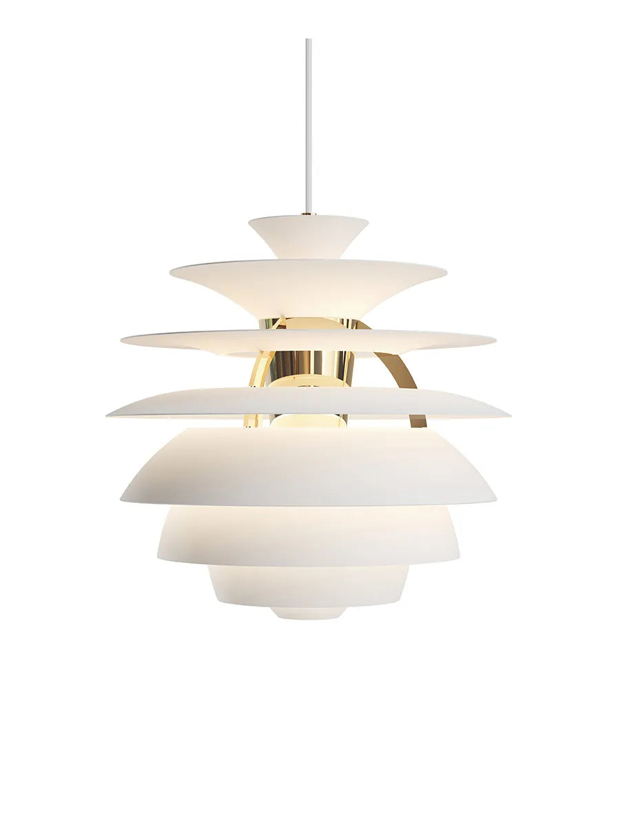Louis Poulsen PH Snowball Pendel Soft White / Brass – Udstillingsmodel