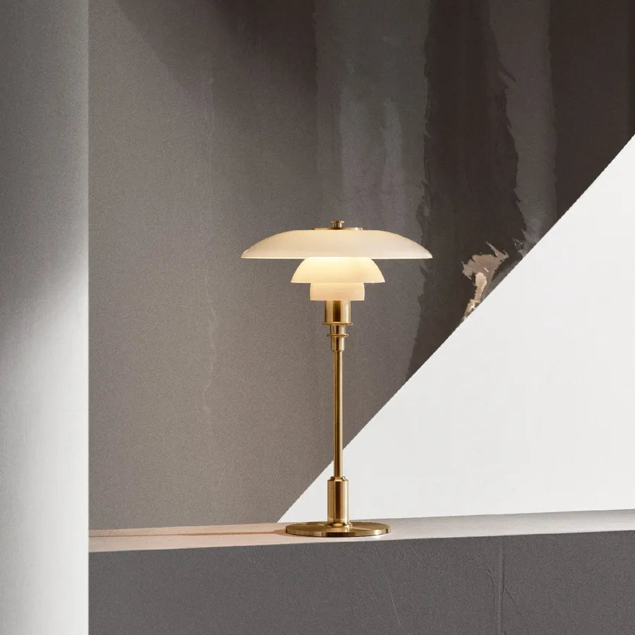 PH 3/2 Bordlampe i Messing Metalliseret – Louis Poulsen
