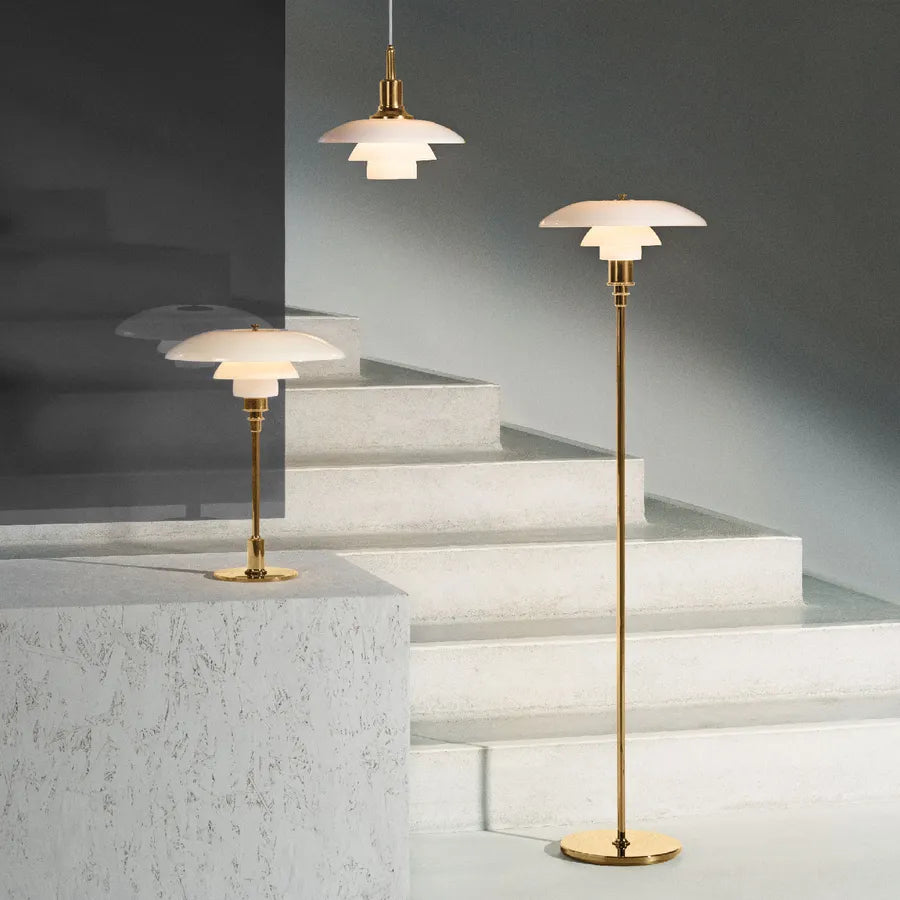 PH 3/2 Bordlampe i Messing Metalliseret – Louis Poulsen