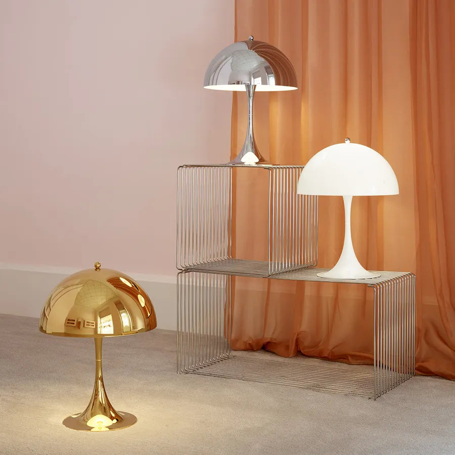 Panthella 320 Bordlampe, Messing – Verner Panton for Louis Poulsen