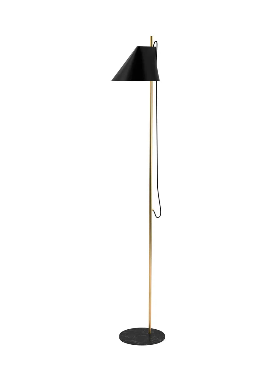 Yuh Brass gulvlampe fra Louis Poulsen