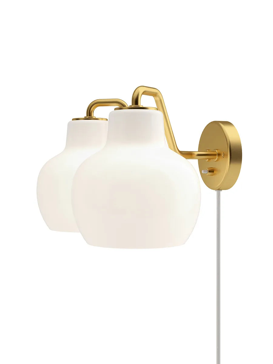 Louis Poulsen VL Ringkrone Dobbelt Væglampe – Dansk Design Udstillingsmodel