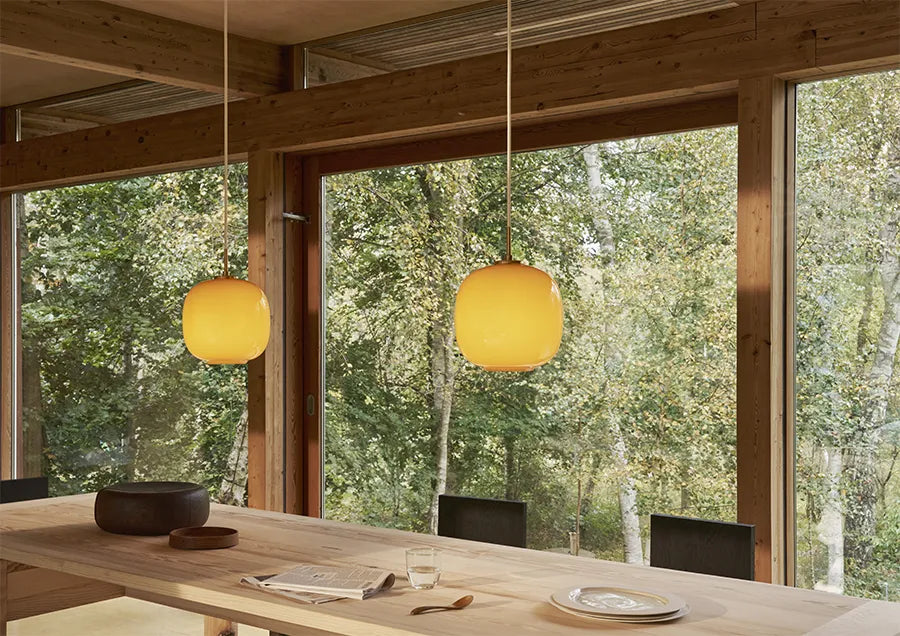 Louis Poulsen VL45 Radiohuspendel 175 Amber – Dansk Design Udstillingsmodel
