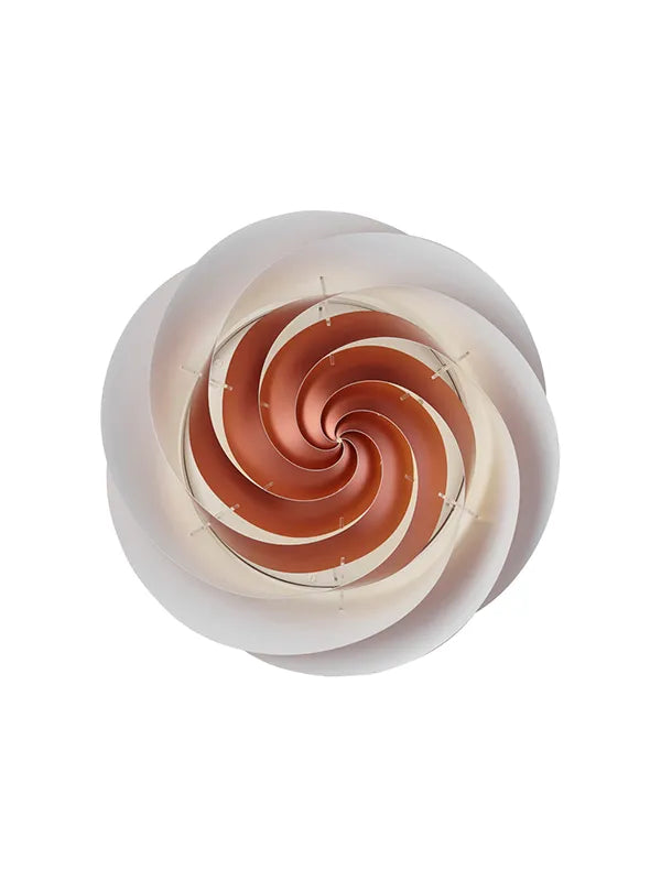 Le Klint Swirl Loft/Væglampe Kobber – Dansk Design Udstillingsmodel