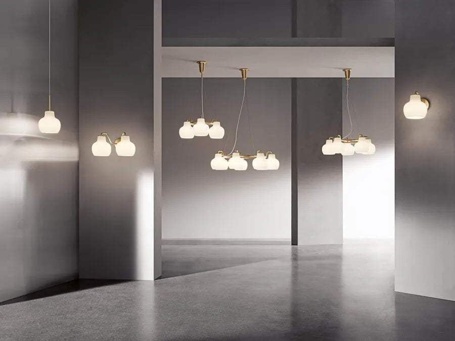 Louis Poulsen VL Ringkrone Dobbelt Væglampe – Dansk Design Udstillingsmodel