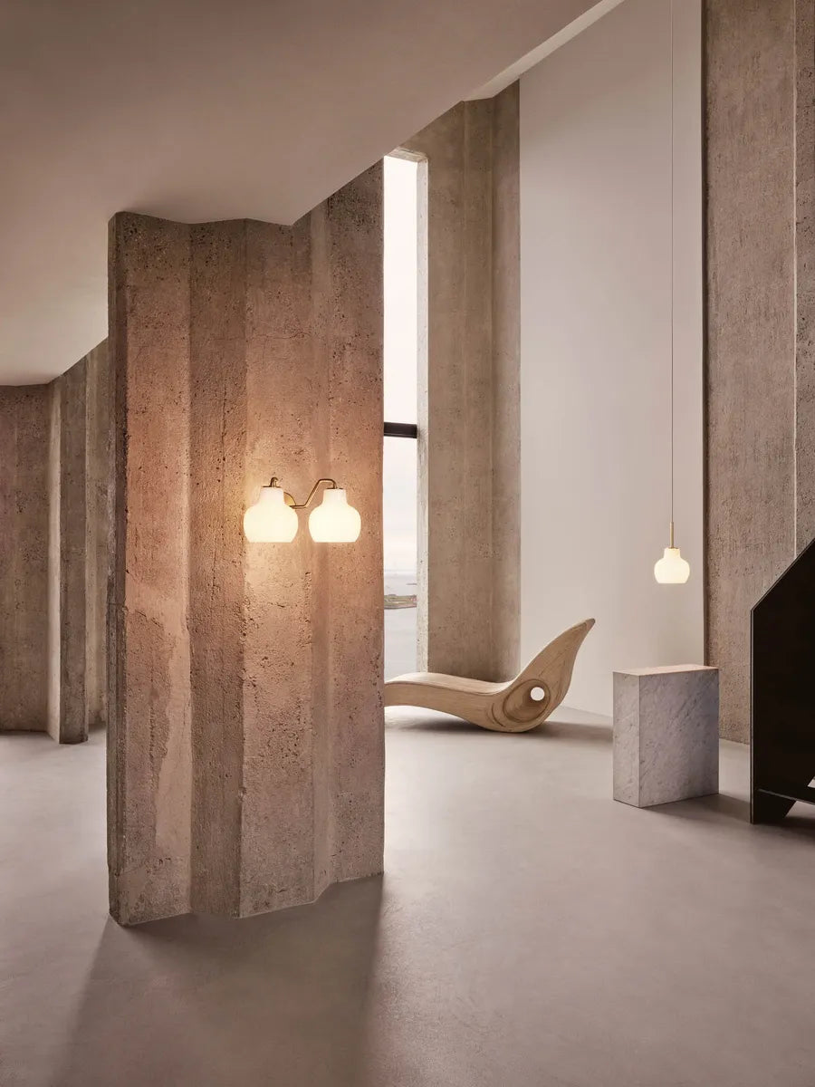 Louis Poulsen VL Ringkrone Dobbelt Væglampe – Dansk Design Udstillingsmodel