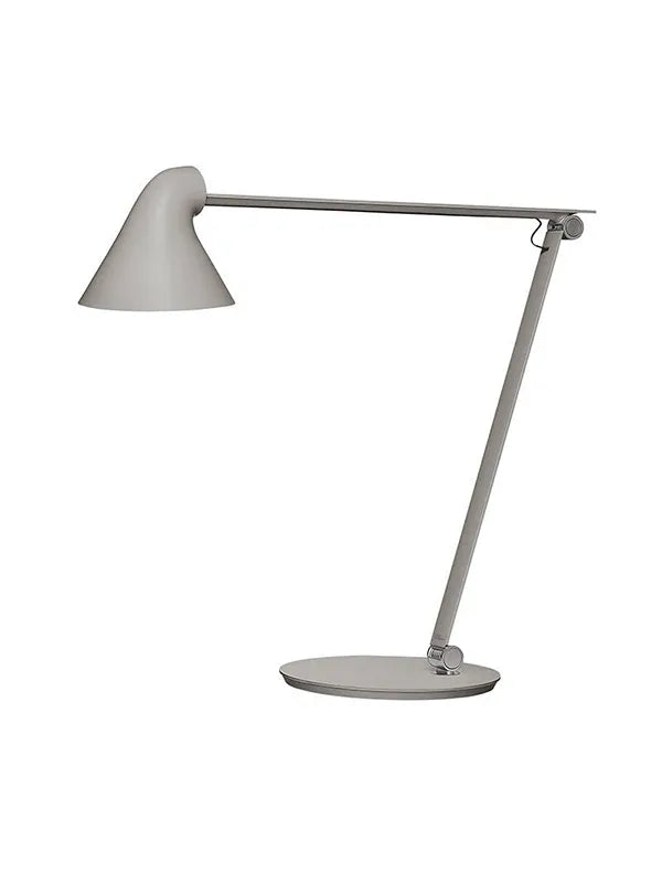 NJP Bordlampe i Aluminium – Udstillingsmodel fra Louis Poulsen