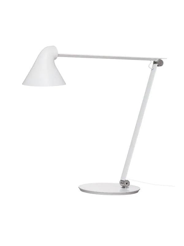 NJP Bordlampe i Aluminium – Udstillingsmodel fra Louis Poulsen