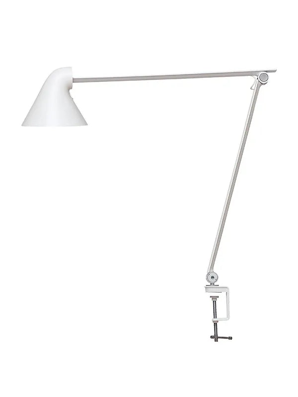 NJP Bordlampe i Aluminium – Udstillingsmodel fra Louis Poulsen
