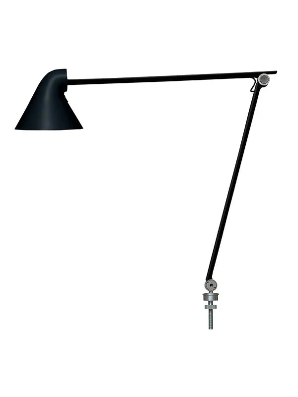 NJP Bordlampe i Aluminium – Udstillingsmodel fra Louis Poulsen